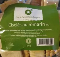 Mängden socker i Ciselés au romarin