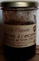 Mängden socker i Confiture à l'ancienne de quetsches au thym citronné