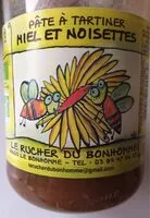 Mängden socker i Pâte a tartiner miel et noisettes