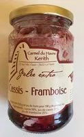 Mängden socker i Gelee extra cassis framboise