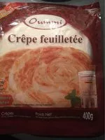 Mängden socker i Crepe feuillete