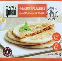 Mängden socker i 4 galettes feuilletées aux légumes du soleil