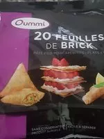 Mängden socker i Feuilles de brick