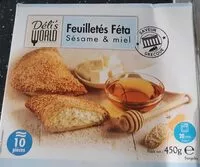 Mängden socker i Feuilletés Feta