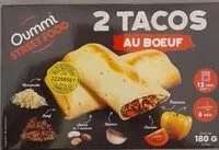 Mängden socker i 2 tacos au boeuf