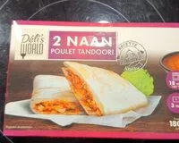Mängden socker i NAAN POULET TANDOORI