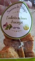 Mängden socker i Saveurs de Sologne - Feuilletés au beurre d'escargot