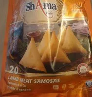 Mängden socker i Samoussas à l'agneau