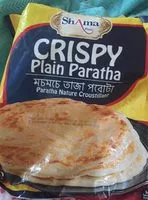 Mängden socker i Crispy plain paratha