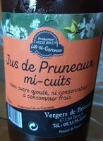 Mängden socker i Jus de pruneaux mi-cuits