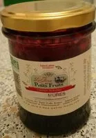 Mängden socker i Confitures mûres