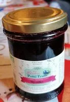Mängden socker i Confiture biologique extra myrtilles