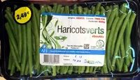 Mängden socker i Haricots verts éboutés