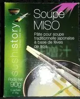 Mängden socker i Soupe miso
