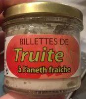 Mängden socker i Rillettes de truite à l aneth fraîche
