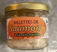 Mängden socker i RILLETTES DE SAUMON À L ANETH FRAICHE