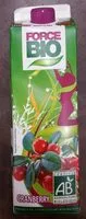 Mängden socker i Force Bio - Pur jus de cranberry frais