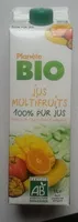Mängden socker i Multifruits sans pulpe 100 % pur jus