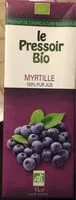 Mängden socker i Myrtille 100% pur jus