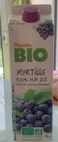 Mängden socker i Jus de myrtille bio