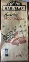 Mängden socker i Amandes décortiquées