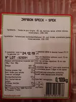 Mängden socker i Jambon Speck