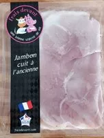 Mängden socker i Jambon cuit à l'ancienne