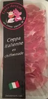 Mängden socker i Chiffonnade de coppa Italienne 80g