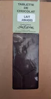 Mängden socker i Tablette de chocolat Lait Amande