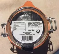 Mängden socker i Foie Gras de canard ENTIER