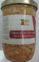 Mängden socker i Cassoulet aux manchons de canard confit