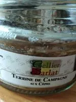 Mängden socker i Terrine de campagne aux cèpes