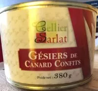 Mängden socker i Gesiers de canard confits