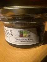 Mängden socker i Terrine fine à l'armagnac