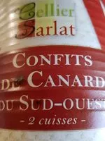 Mängden socker i Confit de canard du Sud-ouest
