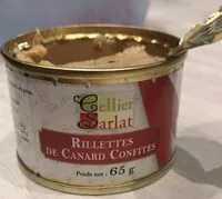 Mängden socker i Rillettes de canard confites