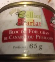 Mängden socker i Bloc de foie gras de canard du perigord