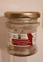 Mängden socker i Toastinade de canard aux cèpes