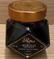 Mängden socker i Confiture myrtille groseille