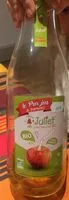 Mängden socker i Jus de pomme bio