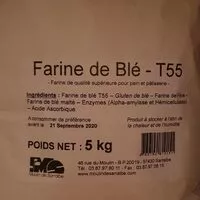 Mängden socker i Farine de blé t55
