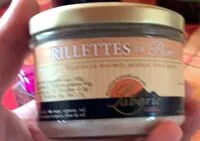 Mängden socker i Rillettes de porc