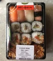 Mängden socker i Sushis
