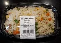 Mängden socker i Riz cantonais