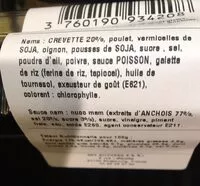 Mängden socker i Nems crevettes