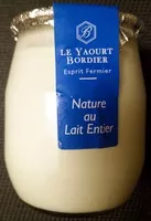Mängden socker i Esprit Fermier - Nature au lait entier