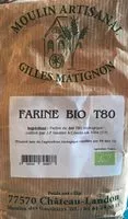 Mängden socker i Farine bio T80
