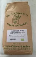 Mängden socker i farine de petit épeautre bio T70