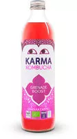 Socker och näringsämnen i Karma kombucha