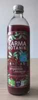 Mängden socker i Karma botanik gingembre et hibiscus